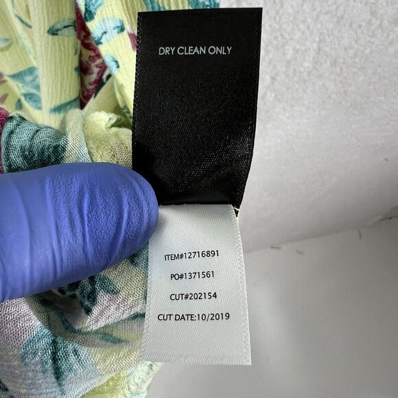 Torrid Womens M-L Floral Kelly Green Kimono Crinkle Gauze Cardigan Bloomcore - Picture 9 of 10